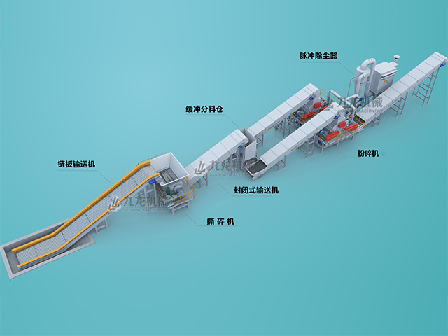 廢紙幹（gàn）法製漿生（shēng）產線（xiàn）