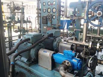 三螺杆泵安裝現場