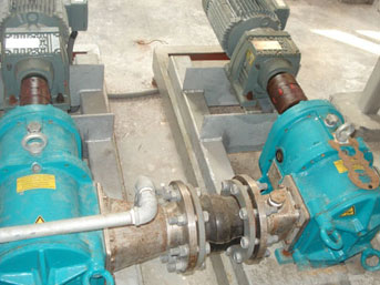 2CY齒（chǐ）輪泵安（ān）裝現場